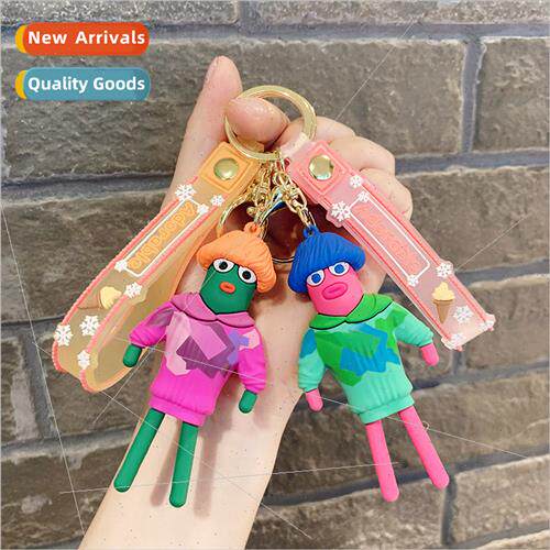 Sweatshirt doll doll schoolbag pendant key chain small doll