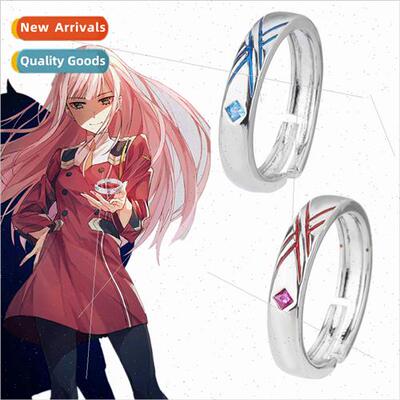 Anime DARLING in FRANXX Ring  Team 02 Unisex Adjustable Coup