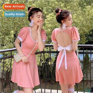 new hot backless swimsu bow sexy winter girls Baiya springs