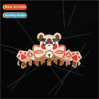 Electroplating original God engraved clear hairpin temperame