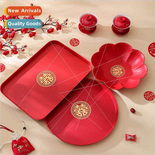 Wedding hi tray wedding living room Chinese ornaments new te