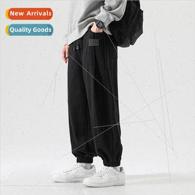 2023 men new casual drawstring pants ins nd fashion comtable