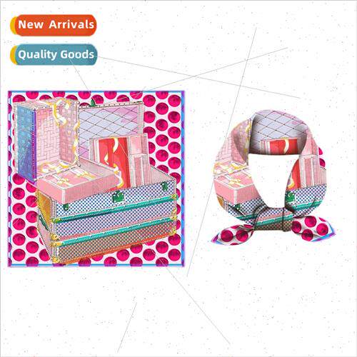 Spring Autumn thin colorful fresh temperament simulation sil
