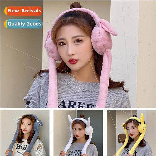 ght-emting ear muffs female winter cute padded thickened adu