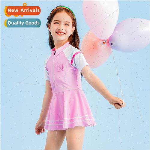 Childrens swimsus girls cute baby one-piece skirt 2023 new s