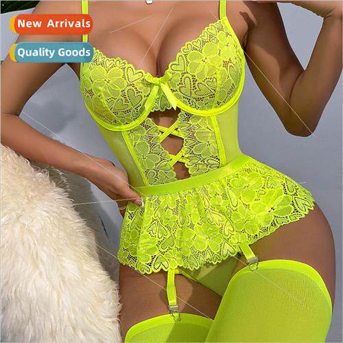 New shaping love lace backless see-through sexy women linger