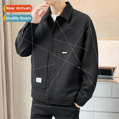 Senior sense simplicy jacket men spring fall new lazy wind r