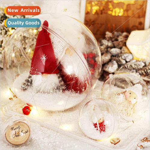 Transparent Hollow Acrylic Balls Highly Transparent Open Clo
