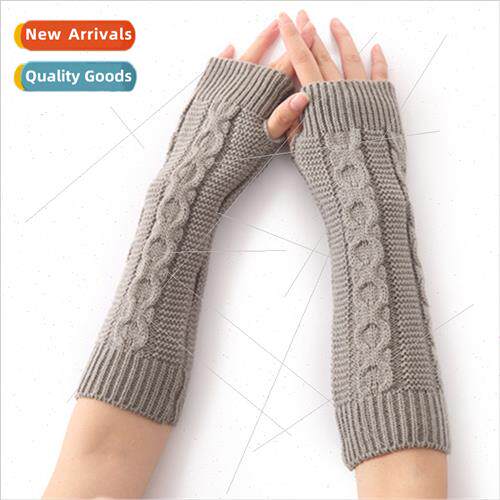 G13 thick 8-word sisal pattern finger gloves fall winter men