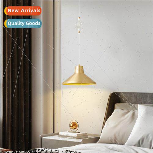 Modern simple pure copper bedside chandelier dining table ba