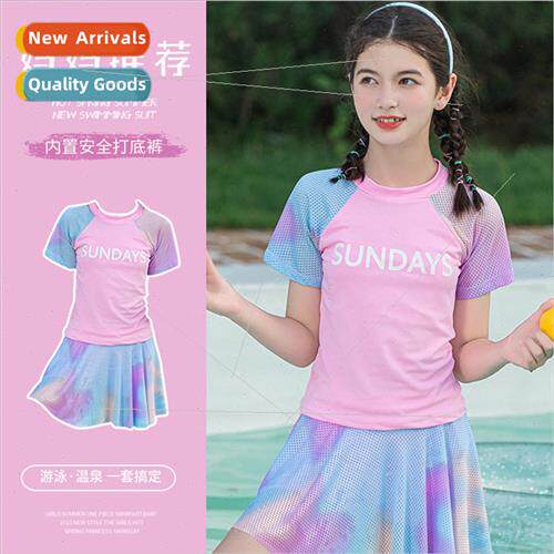 Childrens swimsu girls girls 2023 new spl two-piece sports m