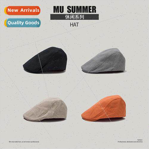 Hat female duck tongue cap men women big head cap spring sum