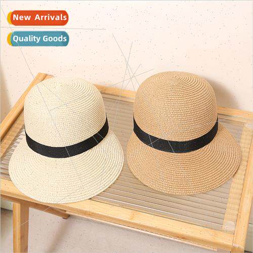 Korea new men women duck tongue cap paper straw hat baseball