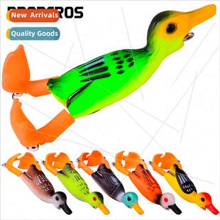 10 Color Floating Duck 9cm Spinning Flippers Road Runner re