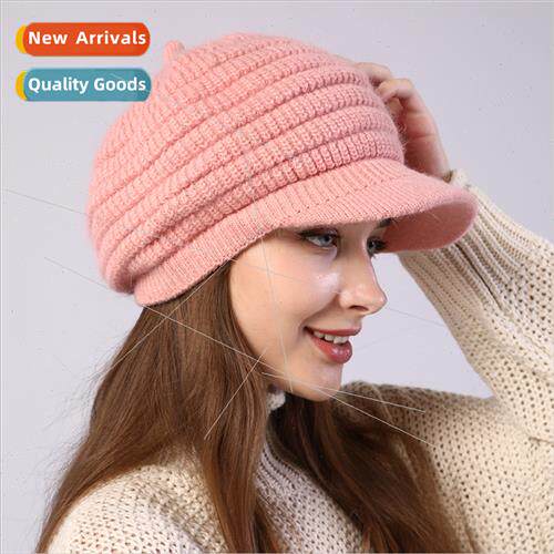 M1010 fall winter new padded thickened knted imation rabb wo