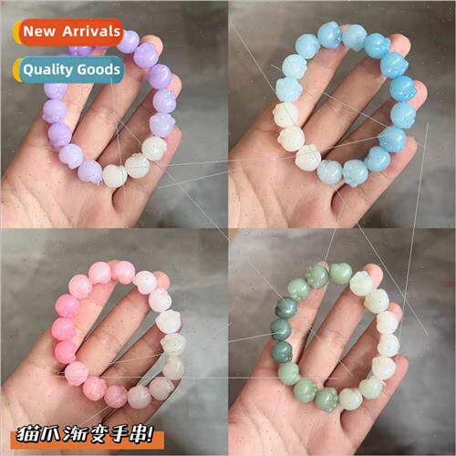 Cat claw string around finger soft gradient color couples st