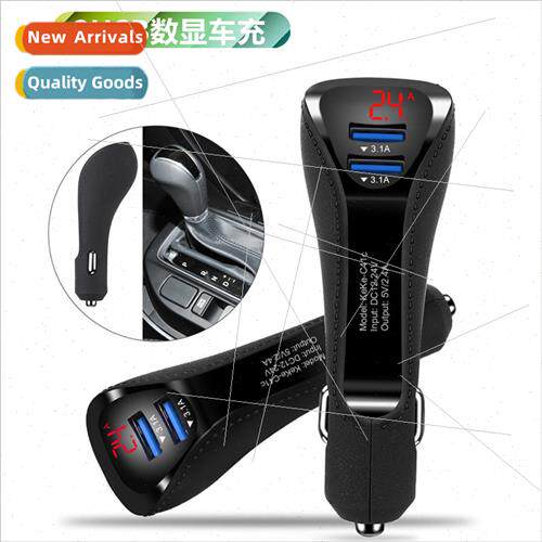 Display Digal Dual USB Car Charger 5V LED Display Car Charge