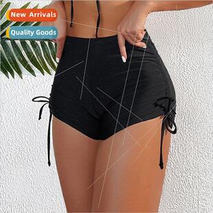 Women Solid Shorts New Sex Swim Swimsu Drawstring 2023 Color