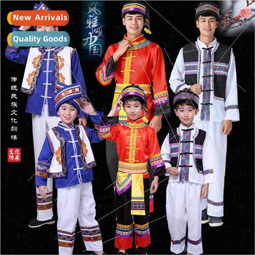 Minory Zhuang permance clothes Guangxi Miao Tujia Yi male pe