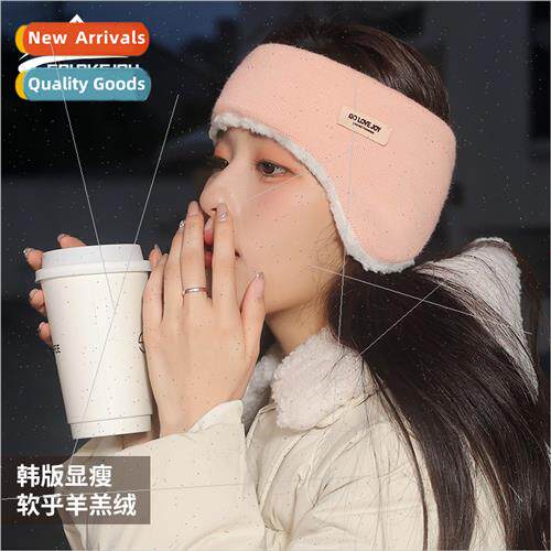 New winter lamb wool ear muffs men and women outdoor windpro