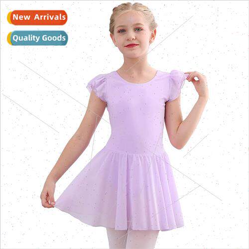 Childrens dance costumes summer girls ballet practice clothe