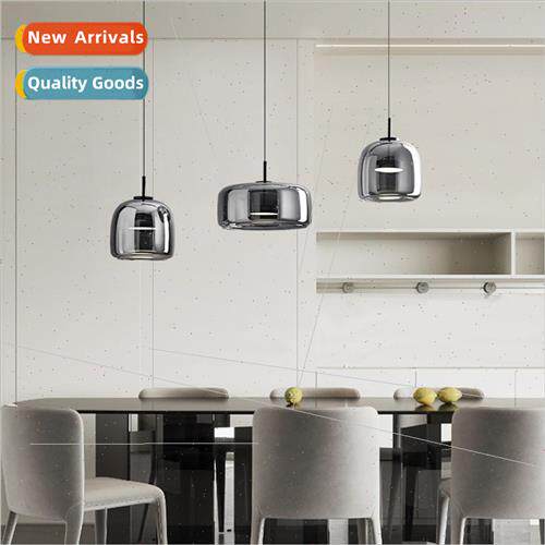 Scandinavian post-modern glass dining room chandelier simple