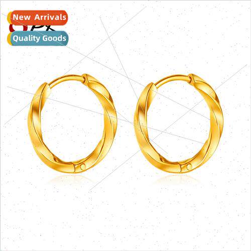 Europe Tanium Steel M?bius Ring Earrings Stainless Steel Ge