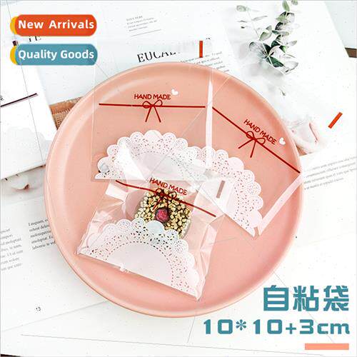 Fresh Bow Transparent Cookie Bags Mooncake Cookies Snacks Fo
