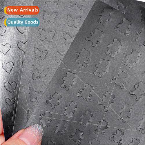 French manicure airbrush skeleton stickers crescent-shaped t