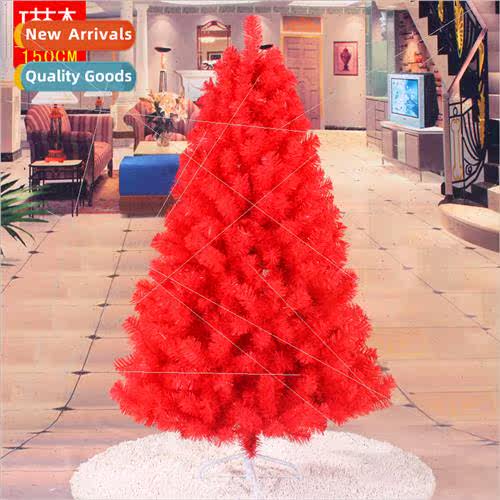 1.8M Red Christmas Tree 150CM Red Encrypted Christmas Tree C
