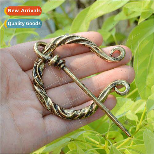 New Viking Brooch Antique Brass Viking Belt Buckle Cowboy Ba