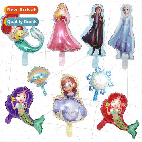 Mini Princess Elsa Anna Sophia Ai o mermaid shape aluminum b