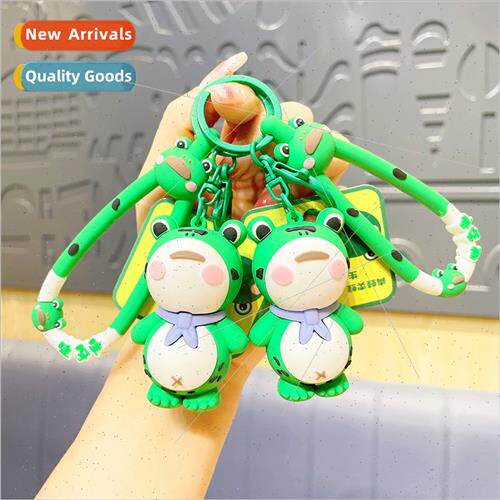 Lone Widow Frog Creative Schoolbag Keychain Doll Doll Keycha