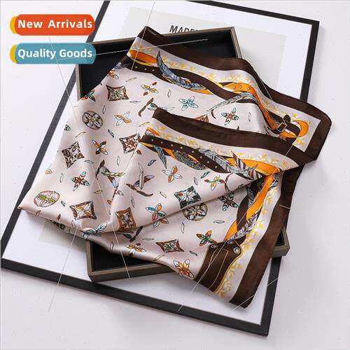 70 small square scarf silk scarf vintage three-dimensional l