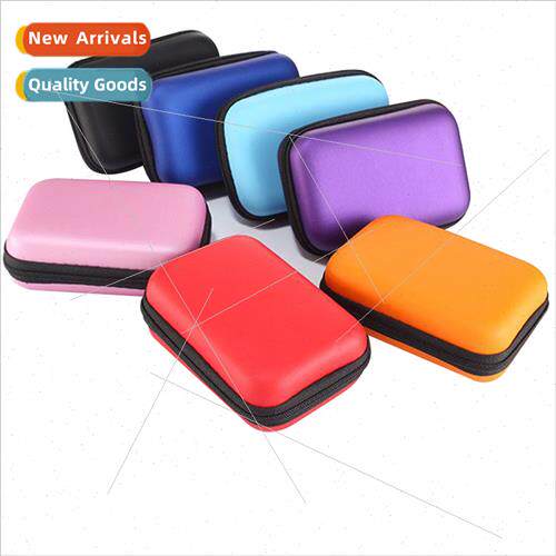 Headphone organizer eva storage bag data cable headphone pac