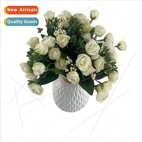 mulation Europe oil painting small round roses small bouquet