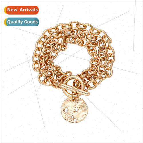New mple Multi-Layer Hip Hop Chain Bracelet Fashion Trend Go