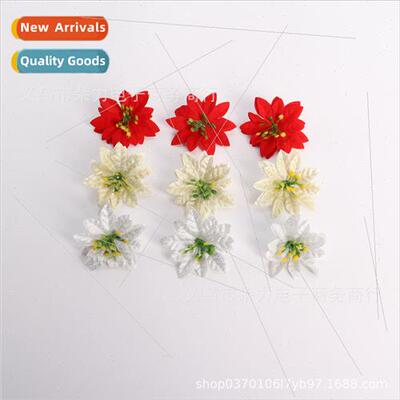 mulation Flower Christmas Pink Christmas Wreath Rattan Acces