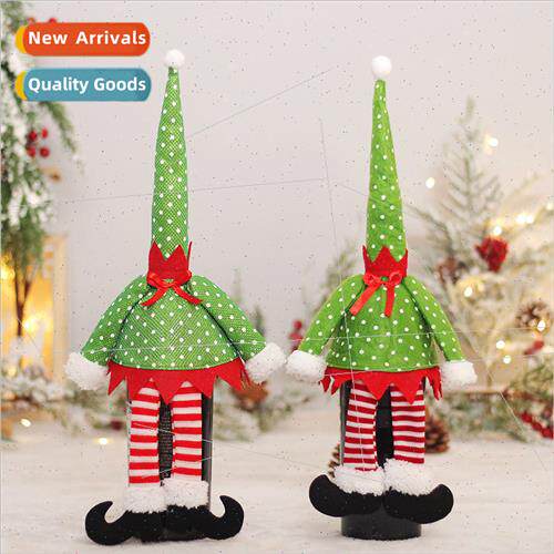 Home Christmas decorations ins Scandinavian elf red wine bot