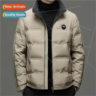 whe short new middle winter men 2023 duck Down aged jacket