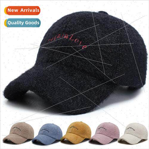 Autumn winter new warm baseball cap female fall simple casua