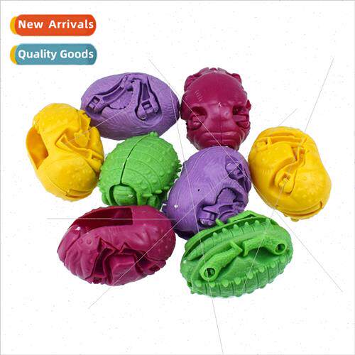 Four animal morphing eggs rhinoceros dinosaur morphing egg t