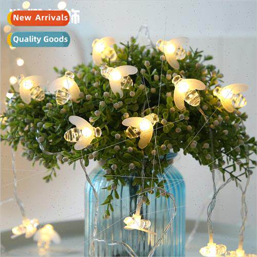 LED colorful lights bee battery lights string ins Christmas