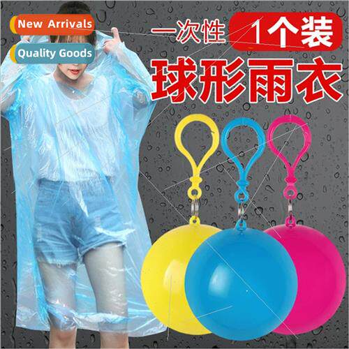 Spherical raincoat portable disposable raincoat men women ad