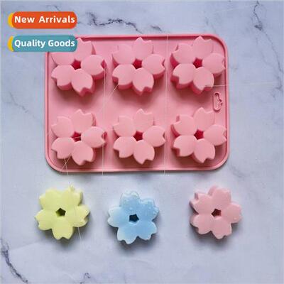 licone 6 even cherry blossom soap DIY cake ice cookie pastry
