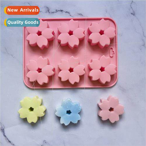 licone 6 even cherry blossom soap DIY cake ice cookie pastry