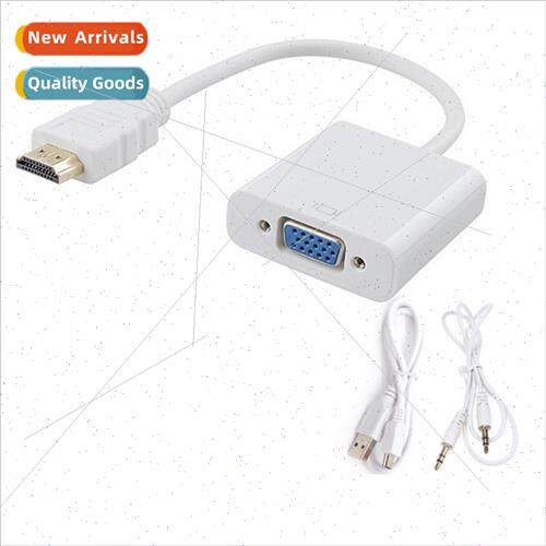 HDMI to VGA wh audio power cable hdmi to vga adapter cable H