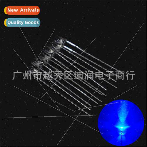 F3 3mm whe hair blue blue blue light round head high brightn