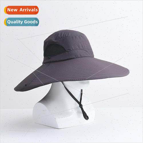 new outdoor travel large brim casual fisherman hat sun hat s