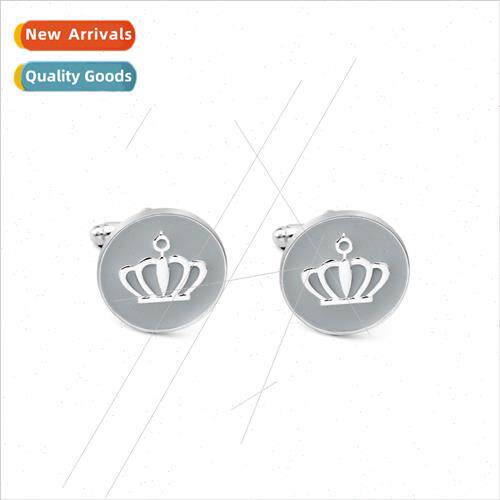 New Crown Lacquer French Business Cufflinks Fashion Men Shir